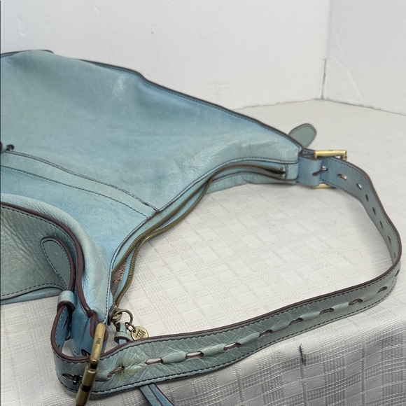 Hobo Marley Leather Hobo Bag in Tiffany blue Vintage Hyde leather - Picture 12 of 13